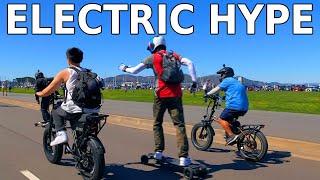Elektronomia - Energy, electric music video with skateboards, scooters, electric unicycles