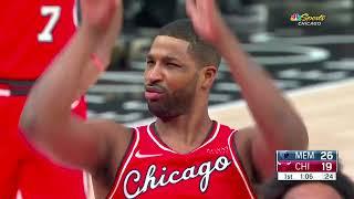 Tristan Thompson Can Only Smile on Funny Free Throw Sequence 