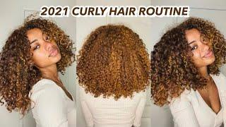MY CURLY HAIR ROUTINE | 2021 | Marayah Travicia