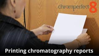 Disabling Automatic Printing of Chromatography Reports in Chromperfect Software