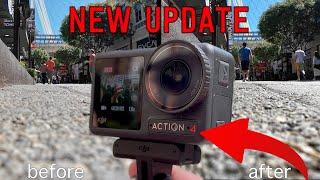 DJI Action 4 update gives a BIG IMAGE enhancements!