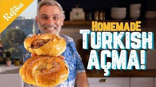 Homemade Turkish Traditional Pastry Açma Recipe | Fluffy & Delicious