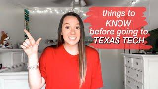 things to know before going to texas tech university