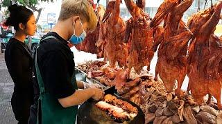 Incredible a Chinese guy! Per day he sold out 120kg of meat