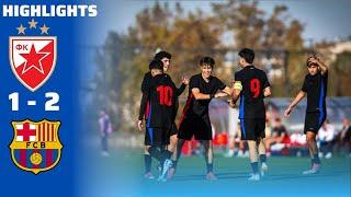 Barcelona u19 vs Crvena zvezda u19 | Highlights & All Goals UEFA Youth League 2024