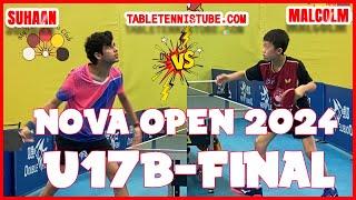 Suhaan [2395] vs Malcolm [1275] - U17B FINAL - Nova Open 2024 (Sep 21)