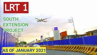 LRT-1 South Extension Project Update| Ninoy Aquino Ave. As of January 2021