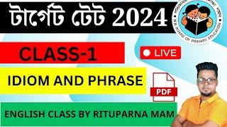 WB PRIMARY TET ENGLISH CLASS - 1 | ENGLISH  CLASS | WB PRIMARY TET PREPARATION 2024 | Roy's Coaching