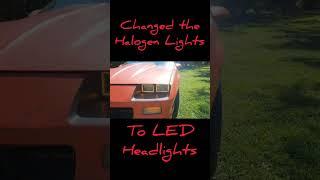 Halogen or LED Headlights #camaro #thirdgen #1992