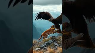 Lynx vs Giant Eagle Claws Clash in Highland Ambush