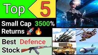 Top 5 Small cap Defence Stock  ||  Biggest Growth Opportunities 