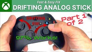 XBOX Drifting Analog Stick Easy Fix! Series X Controller - PART 1 of 2  