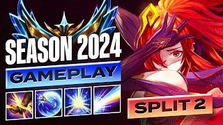 S14 Challenger Lux Gameplay #10 - Season 14 Split 2 SoloQue - Lux Builds & Runes