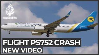 Video appears to show moment Ukraine plane hit over Iran