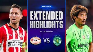 PSV vs. Sporting: Extended Highlights | UCL League Phase MD 2 | CBS Sports Golazo