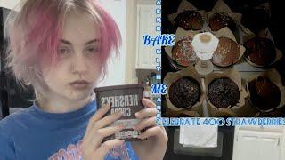 asmr bake with me *ep one: 400 subs vlog #7