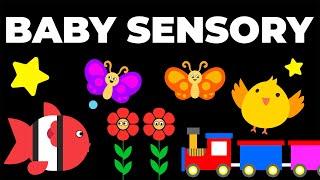 BABY SENSORY | High Contrast Baby Video & Music For Baby Brain Development