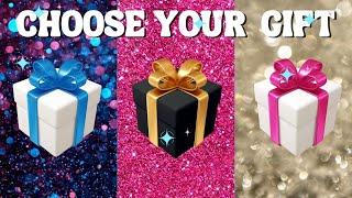 Choose Your Gift | 3 Gift Box Challenge | 2 good 1 bad | Quizfinity8 Video