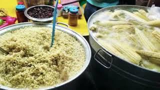 Esquites con  chapulines 