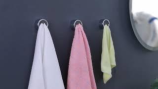 Kitchen Towel Hooks Round Self Adhesive Dish Towel Holder Hookswall Mount Hand