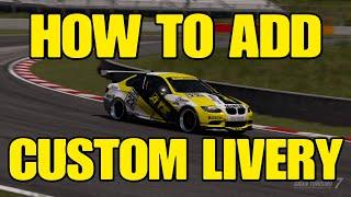 How To Add a Custom Livery to Your Car in GT7