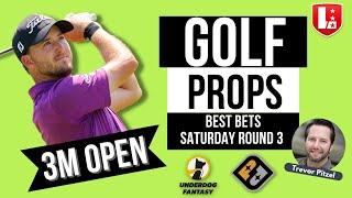 PGA Player Prop Bets The 3M Open Round 3 | Best Picks on Underdog Fantasy & Prize Picks for 7/29