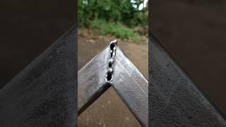 Don't confuse welding techniques for thin metal and thick metal