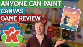 Canvas - Board Game Review - Anyone Can Paint