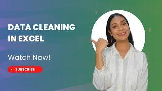 Data Cleaning in Excel | Microsoft Excel For Beginners | Meritshot Tutorials