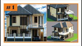 Desain Rumah Part 1 (Modeling 3D)