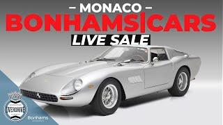 Bonhams|Cars The Monaco Sale 'Les Grandes Marques à Monaco' Auction | Live stream