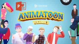 PowerPoint 3D Animated Characters | Levidio Animatoon 2.0