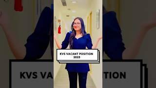 KVS 2025 PRT TGT PGT Notification Out | KVS 2025 Vacancies #kvsprt #kvstgtpgt #kvs_prt #kvstgtpgt