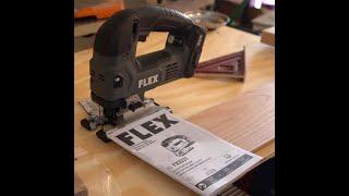 Flex Jigsaw first use and impressions by a unprofessional