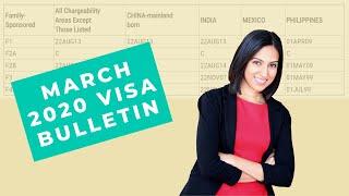 Visa Bulletin March 2020 | Visa Bulletin Update