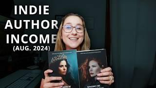 A Rough Few Months | Indie Author Income August 2024 #kdp #authortube