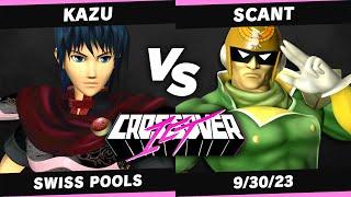 Crossover ICT #38 - Kazu (Marth) VS. Scant (C. Falcon) - Swiss Pools