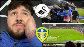 SEVEN GOAL THRILLER AS LEEDS SNATCH ALL 3 IN STOPPAGE TIME!|SWANSEA 3-4 LEEDS|MATCHDAY VLOG #13