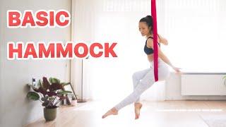 Aerial Hammock Basic - 10 Beginner Tricks | aerial practice