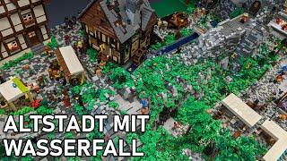 Ausbau der Altstadt mit Wasserfall - Lücken werden geschlossen! • BRICK WORLD LEGO® UPDATE (383)