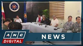 WATCH: President Marcos presides over situation briefing on Typhoon Carina | ANC