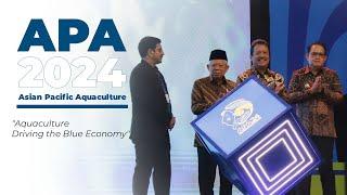 Wakil #presiden RI  Menghadiri Pembukaan Asian Pacific Aquaculture 2024 ( #APA2024 )