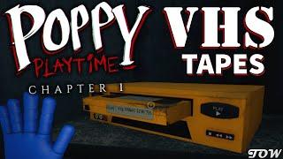 ALL VHS TAPES LOCATIONS - Poppy Playtime CHAPTER 1 | Gameplay Walkthrough [1080p/60fps]