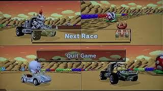 Mario Kart Wii (4 Players) CustomTracks Gamenight! **Commentary**