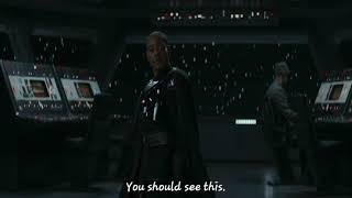 The Mandalorian message to moff gideon