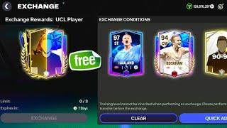 FREE 90+ Icons + How To Get Free 20x UCL Players + Beckham/Casillas & 88-91 Exchange Completed 