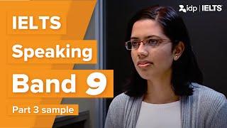 Band 9 | IELTS Speaking test sample – Part 3 (Anuradha)