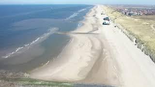 Callantsoog - Drohnenrundflug über Strand und Ortskern 06.04.2020