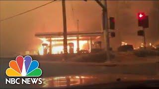 Paradise Resident Films Escape As Camp Fire Destroys Town | NBC News