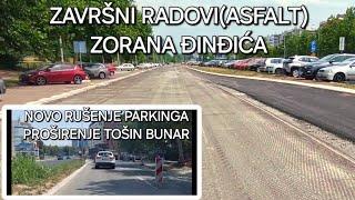 Beograd nastavak proširenja bulevara Đinđića(završni deo)Tošin bunar novi radovi i budući podvožnjak